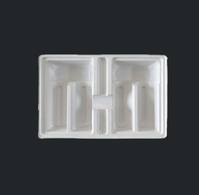 Placa plástica do recipiente de alimento que forma a máquina aberta e próxima automaticamente