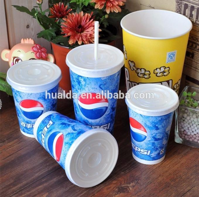 Copo de vidro do papel do gelado que forma a máquina