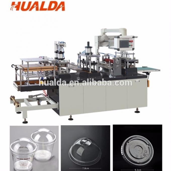 Tampa plástica descartável Thermoforming do produto de copos que faz a maquinaria