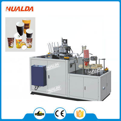 Máquina automática do copo de papel de parede do dobro de Thermoforming diâmetro da parte inferior do copo de 75 milímetros fornecedor