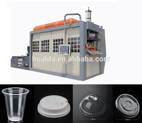 Máquina thermoforming da grande tampa plástica do copo fornecedor