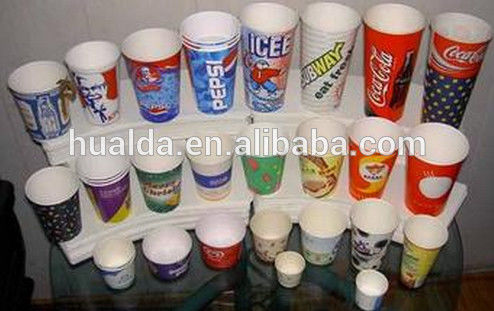 copo de papel que forma a máquina fornecedor