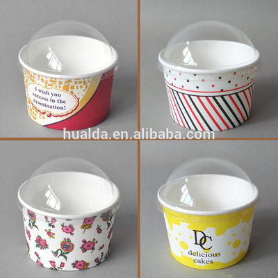 Personalize a máquina para fazer a gelado descartável a bacia de papel fornecedor