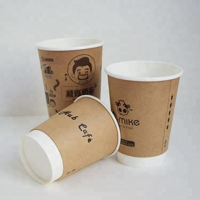Copo de papel descartável da água da cópia feita sob encomenda do logotipo para o hotel fornecedor