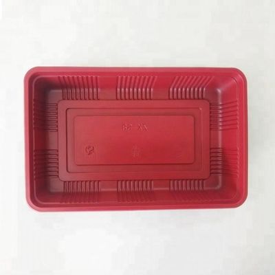 máquina thermoforming plástica para fazer a bandeja descartável do recipiente do bolo fornecedor