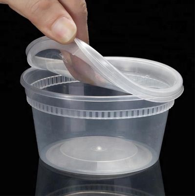 Mini copo descartável plástico transparente eco-amigável do molho dos pp com tampa da tampa fornecedor