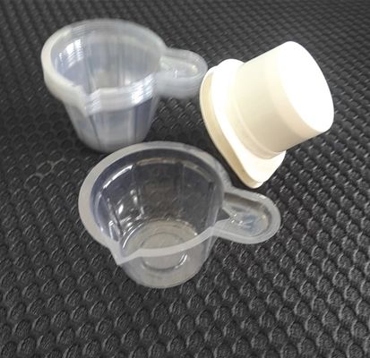 Mini copo descartável plástico transparente eco-amigável do molho dos pp com tampa da tampa fornecedor