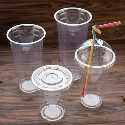 Mini copo descartável plástico transparente eco-amigável do molho dos pp com tampa da tampa fornecedor